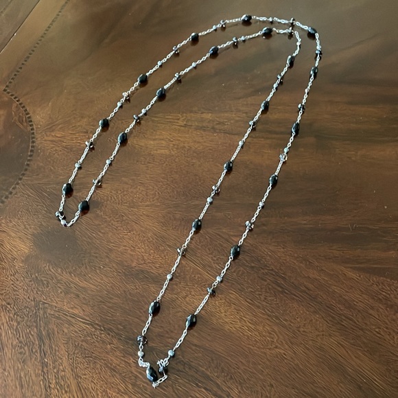 Sterling silver & Multi-stone/gem Infinity Necklace - Picture 3 of 7